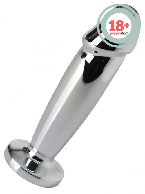 NOXXX Şarjlı Titreşimli Çelik Anal Plug 12 cm