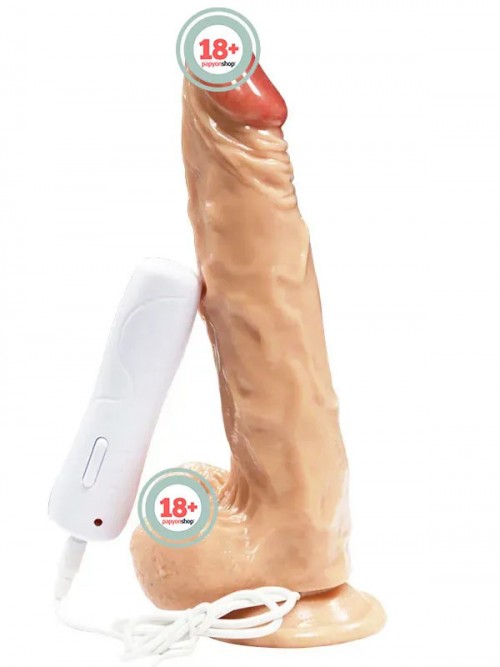 NOXXX Gerçekçi Realistik Titreşimli Dildo 25 cm