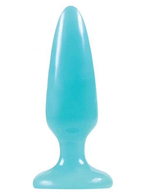FireFly Pleasure Glows Small Anal Plug 10 cm Mavi