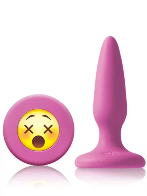 Moji’s WTF Mini Silikon Plug Emoji Yüzü Pembe