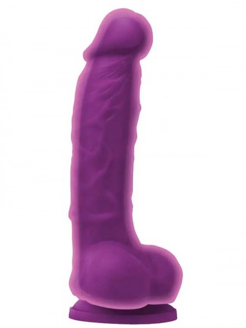 NS Novelties Colours Dual Density 5″ Realistik Dildo 13 cm Mor 2