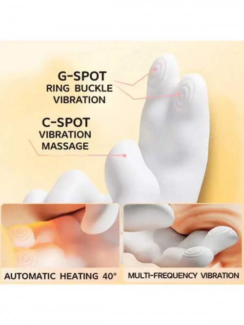 Golden Hand Şarjlı Titreşim Isıtma Özellikli Klitoris ve G Noktası Vibratörü Ek Resim