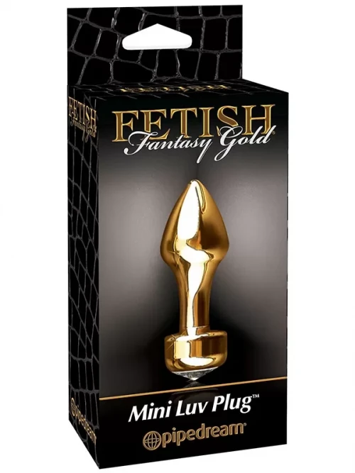 Pipedream Gold Mini Luv Plug 3