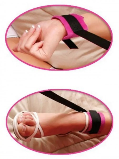 Pipedream Fetish Fantasy Series Beginner Bondage Yatak Bağlama Seti 3