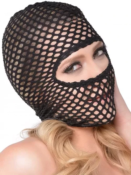Pipedream Fishnet Hood Maske 2