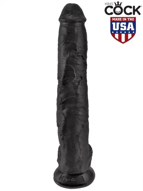 King Cock Realistik Uzun Dildo 36 cm Siyah 4