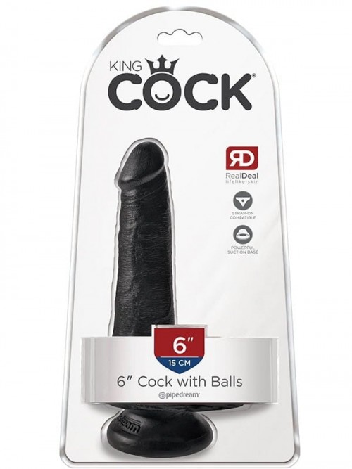 Pipedream King Cock 6″ Gerçekçi Zenci Dildo 16 cm 6