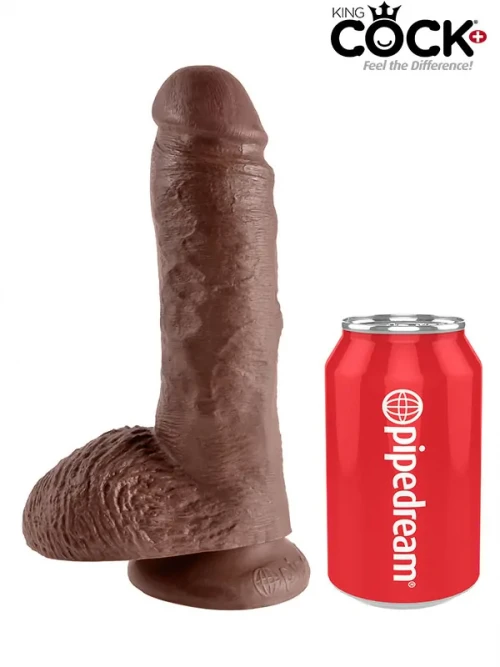 Pipedream King Cock W/ Balls 8″ Realistik Penis Melez 4