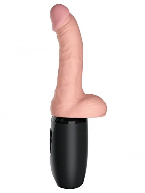 Pipedream King Cock Plus Thrusting İleri Geri Hareketli Isıtmalı Dildo 3
