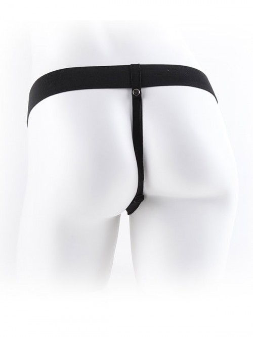 Pipedream İçi Boş Titreşimli Testisli Realistik Belden Bağlamalı 19 cm Penis 5