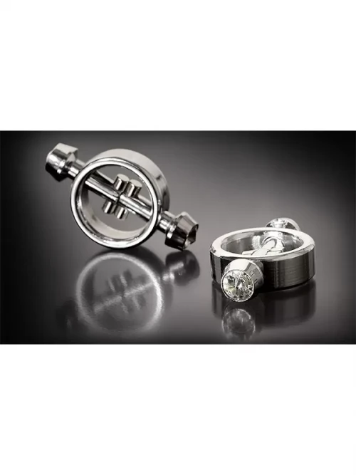 Pipedream Metal Worx Taşlı Göğüs Klipsleri 3