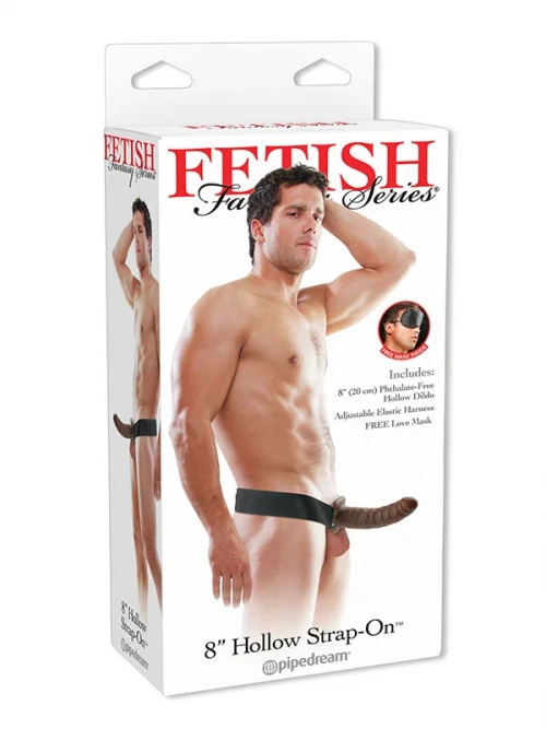 Pipedream İçi Boş Belden Bağlamalı Melez Penis 20 cm 6