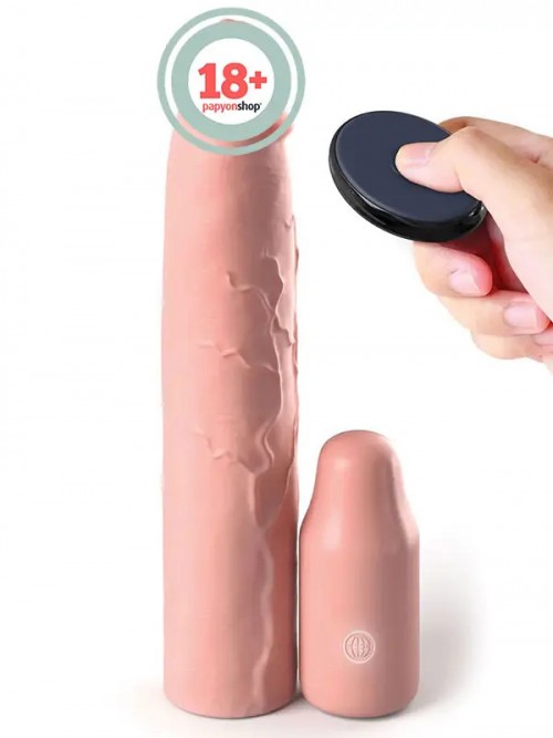 Pipedream Fantasy X-Tensions Elite 3″ Mega Titreşimli Uzaktan Kumandalı Penis Kılıfı