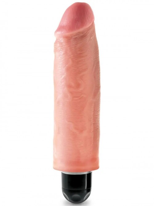 Pipedream King Cock 6” Vibrating Stiffy Ten 15.5 cm 2