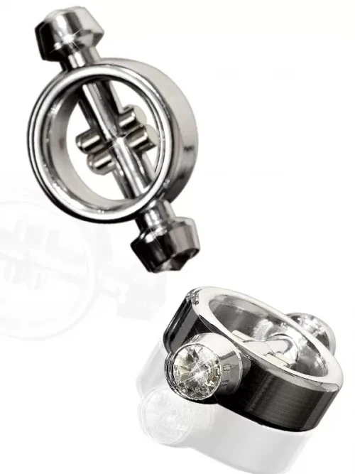 Pipedream Metal Worx Taşlı Göğüs Klipsleri