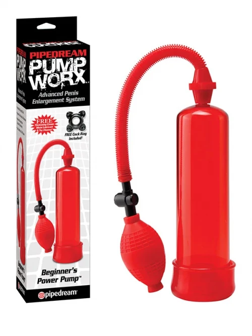 Pipedream Pump Worx Penis Pompası Kırmızı