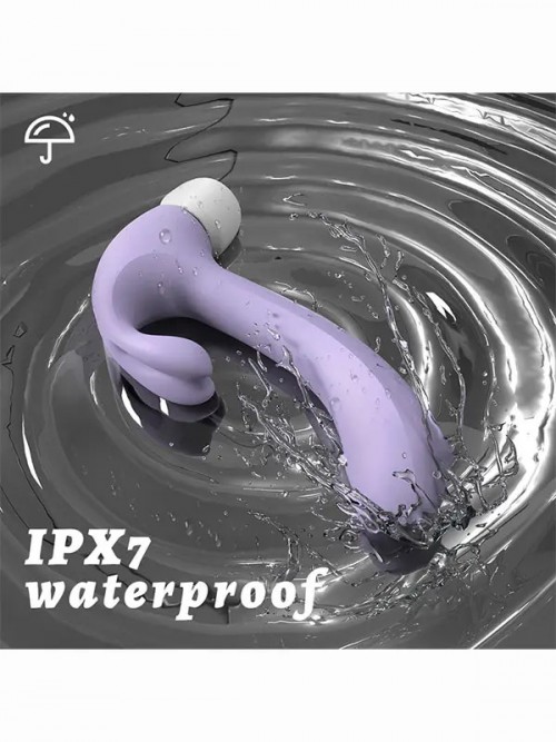 Hammer Rabbit G Noktası ve Klitoris Titreşim Emiş Vibratörü Ek Resim