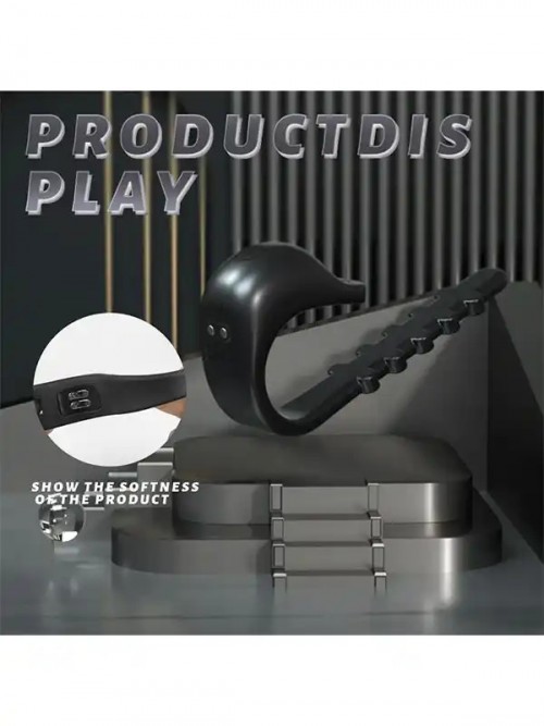 Lightning Ring Ayarlanabilir Elektro Şok Özellikli Şarjlı Penis Halkası 3