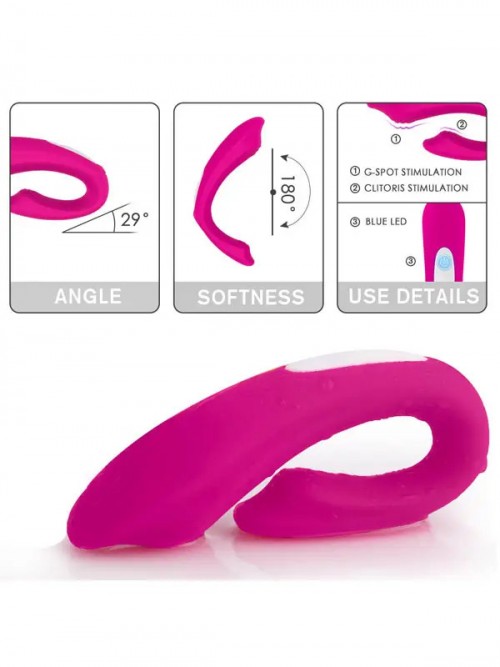 Wejoy-RCT Çiftler için Şarjlı Uzaktan Kumandalı Vibratör 4