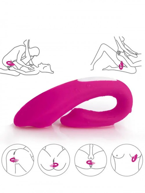 Wejoy-RCT Çiftler için Şarjlı Uzaktan Kumandalı Vibratör 2