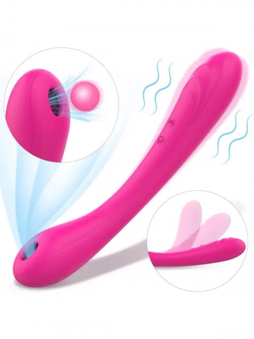 Charming Bendable Sucking Emme Özellikli Bükülebilir Şarjlı Vibratör