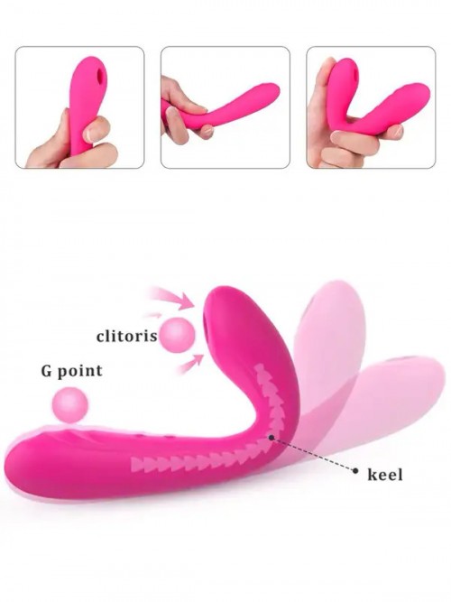 Charming Bendable Sucking Emme Özellikli Bükülebilir Şarjlı Vibratör 2
