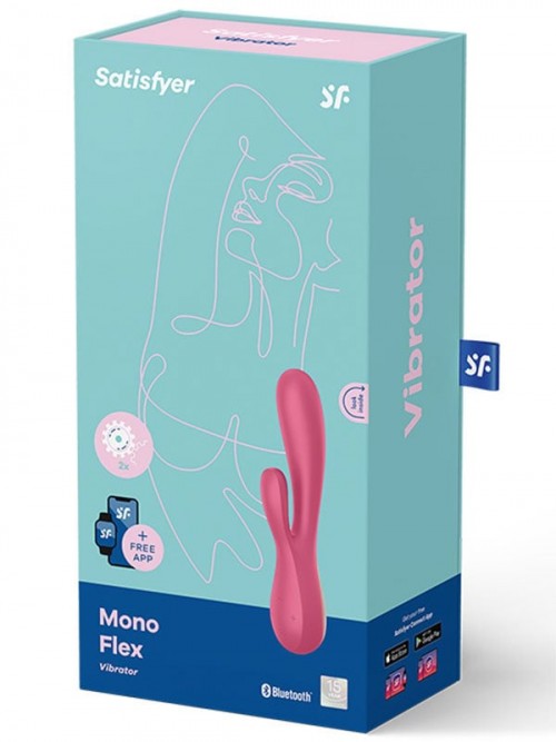 Satisfyer Mono Flex Akıllı Telefon Kontrollü Şarjlı Rabbit Vibrator 2