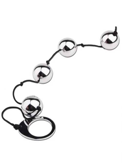 Seven Creations Heavy Metal Anal Beads