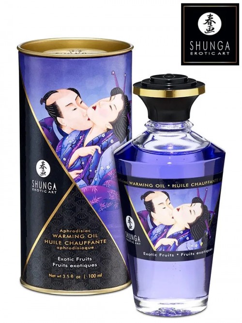 Shunga Warming Oil Exotic Fruits Sevişme Yağı 100 ml