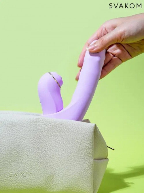 Svakom DuoGlow APP Uygulama Kontrollü Hepsi Bir Arada Tavşan Vibratör Ek Resim