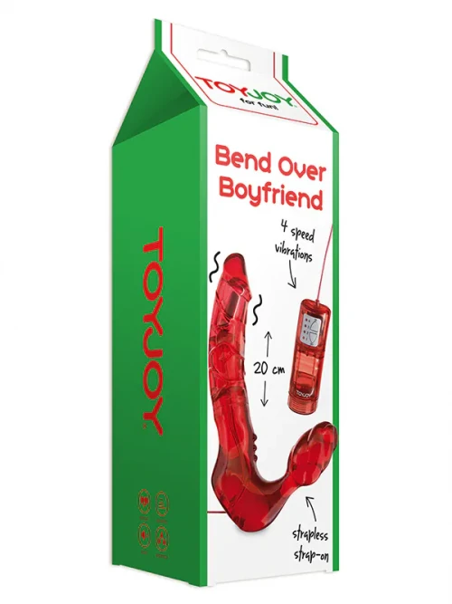 ToyJoy Bend Over Boyfriend Kırmızı Strap-on 3