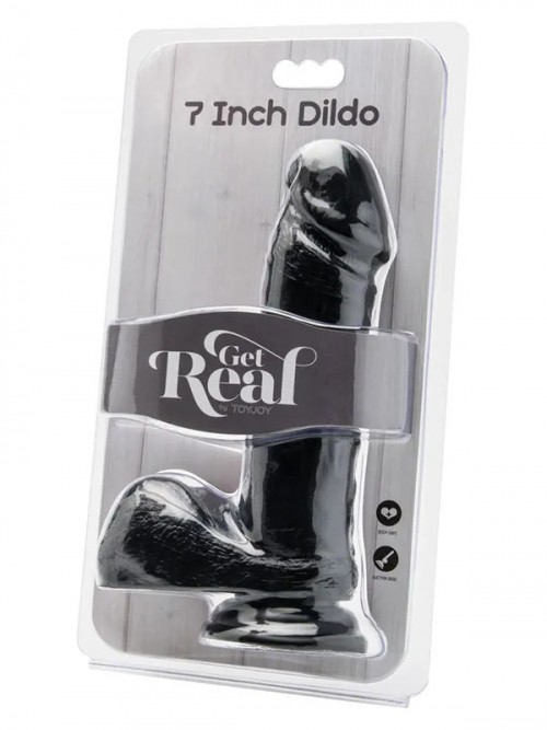 ToyJoy Get Real 7″ Realistik Dildo 18 cm Siyah 3