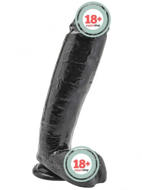 ToyJoy Get Real 10″ Realistik Dev Dildo 25 cm Siyah
