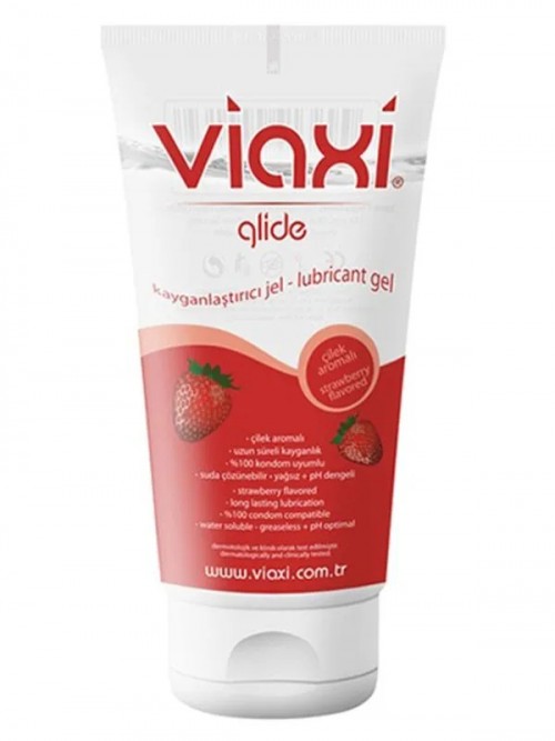 Viaxi Glide Çilek Aromalı Kayganlaştırıcı Jel 100 ml