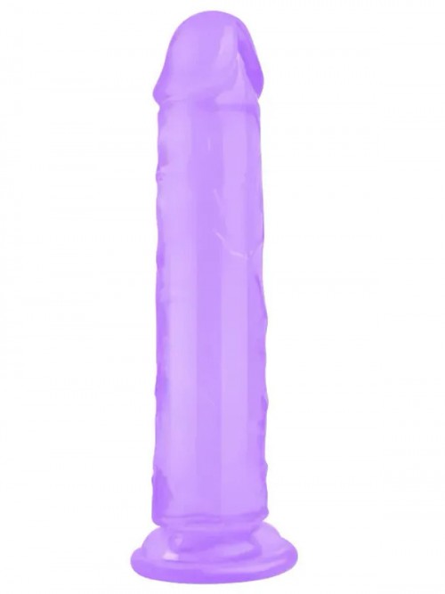 VSCNovelty 8.5″ Mr. Rude Gerçekçi Mor Jel Dildo 21.5 cm 2