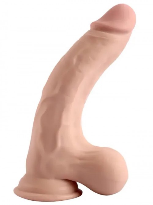 VSCNovelty 9″ Çift Katmanlı Kayan Derili Realistik Penis 23 cm 6