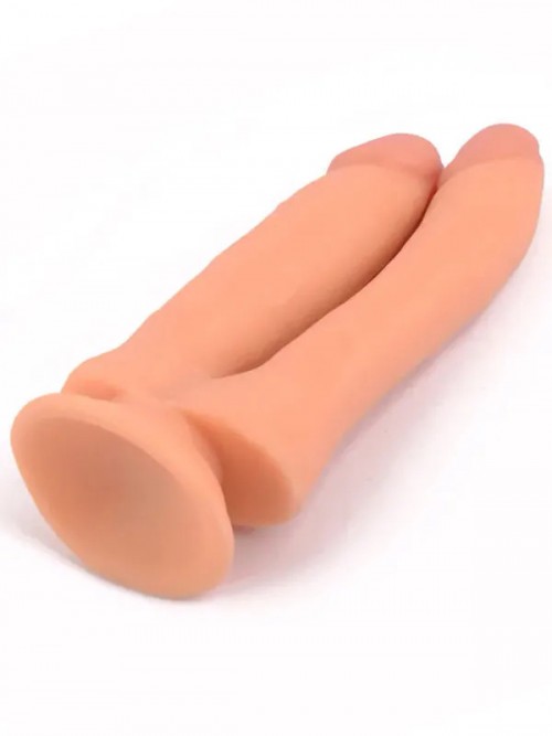 VSCNovelty Mr. Rude 7.3” Çift Başlı Gerçekçi Dildo 5