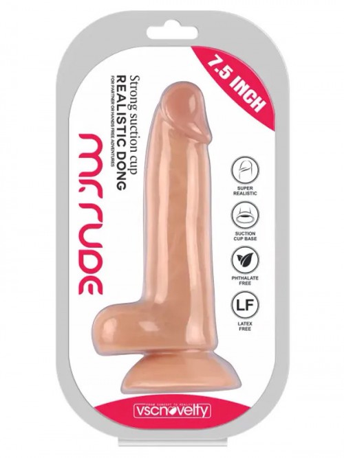 VSCNovelty Mr. Rude 7.5” Gerçekçi Dildo 19 cm 5