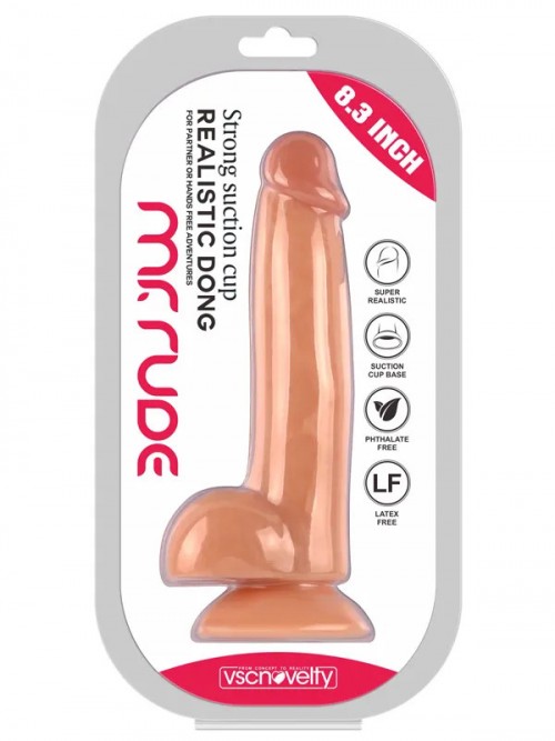 VSCNovelty Mr. Rude 8.3” Gerçekçi Dong 21 cm 5
