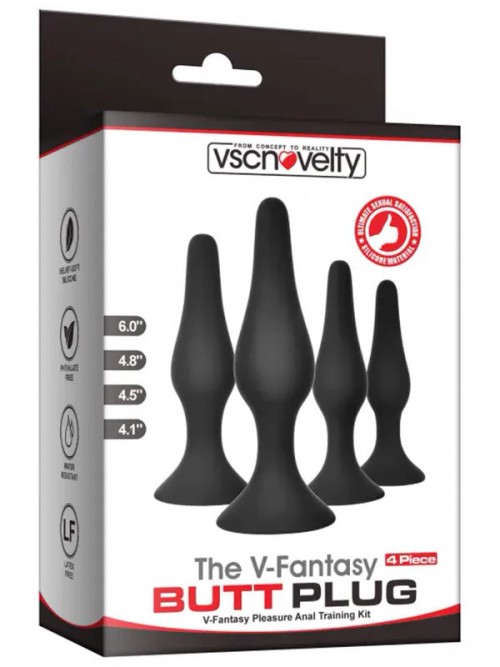 VSCNovelty V-Fantasy Pleasure Anal Eğitim için 4’lü Set 4
