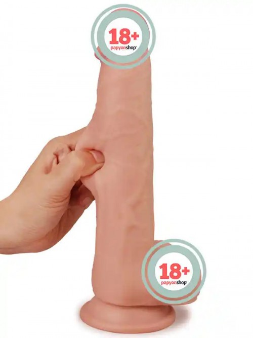 Real Skin 9″ Dual Layer Realistik Dildo 23 cm