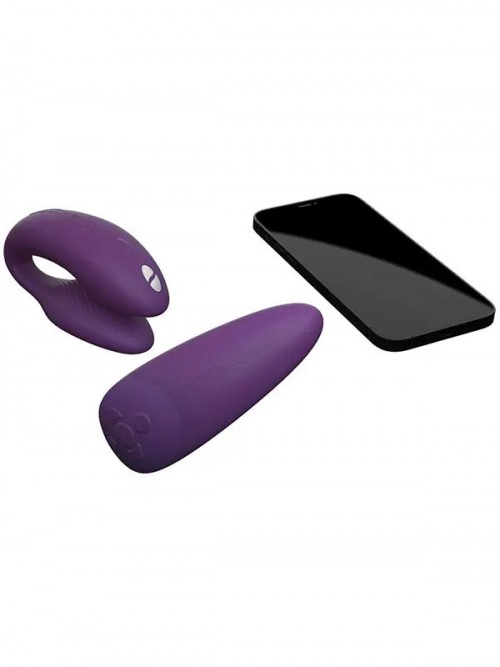 We-Vibe Chorus Çiftler İçin Telefon Uyumlu Vibratör Mor 2