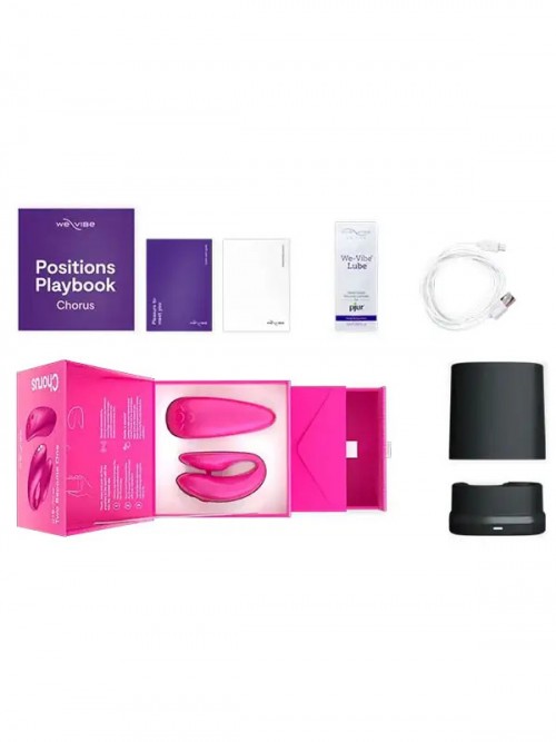We-Vibe Chorus Çiftler İçin Telefon Uyumlu Vibratör Pembe Ek Resim