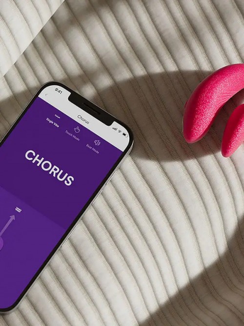 We-Vibe Chorus Çiftler İçin Telefon Uyumlu Vibratör Pembe Ek Resim