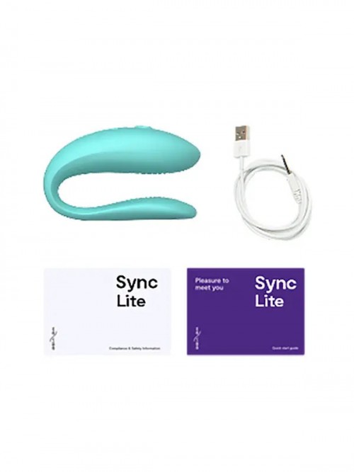 We-Vibe Sync Lite Çiftler İçin Telefon Kontrollü Vibratör Aqua Ek Resim
