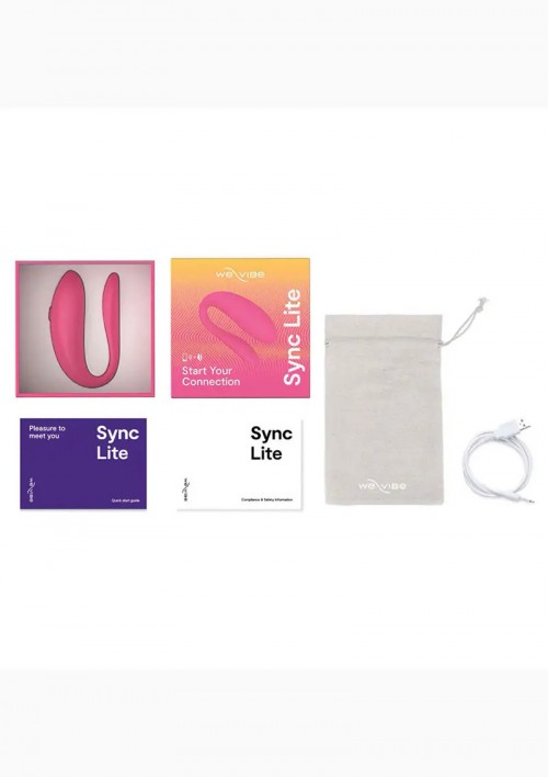 We-Vibe Sync Lite Çiftler İçin Telefon Kontrollü Vibratör Pembe Ek Resim