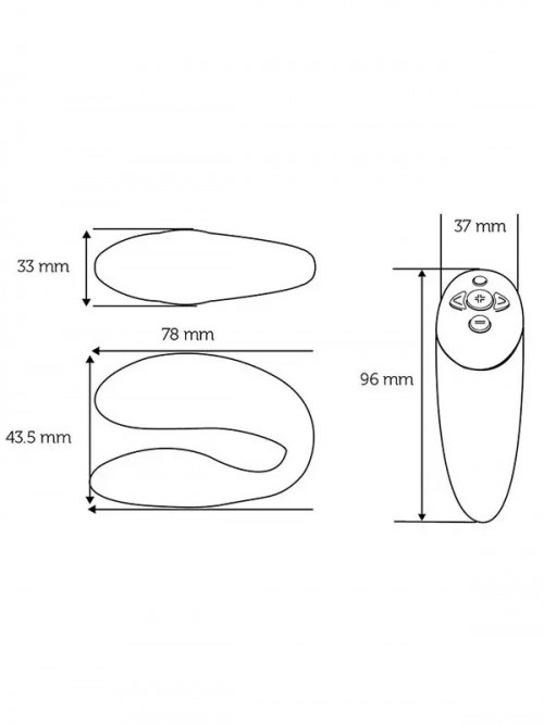 We-Vibe Chorus Çiftler İçin Telefon Uyumlu Vibratör Pembe Ek Resim