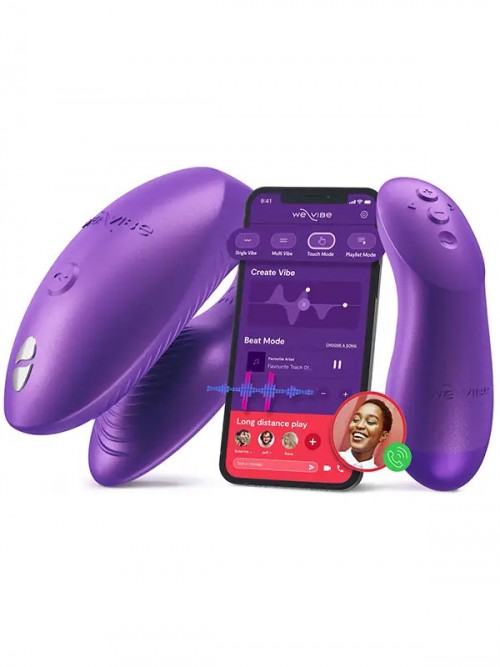 We-Vibe Chorus Pro Sezgisel Uzaktan Kumanda ve Telefon Kontrollü Çiftler için Vibratör