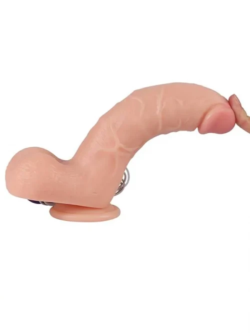 XISE Adam Vibrating Realistik Dokulu Titreşimli Dildo 21 cm 3