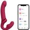 Lovense Lapis App Control Flexible Double Vibrating Strapless Strap-on